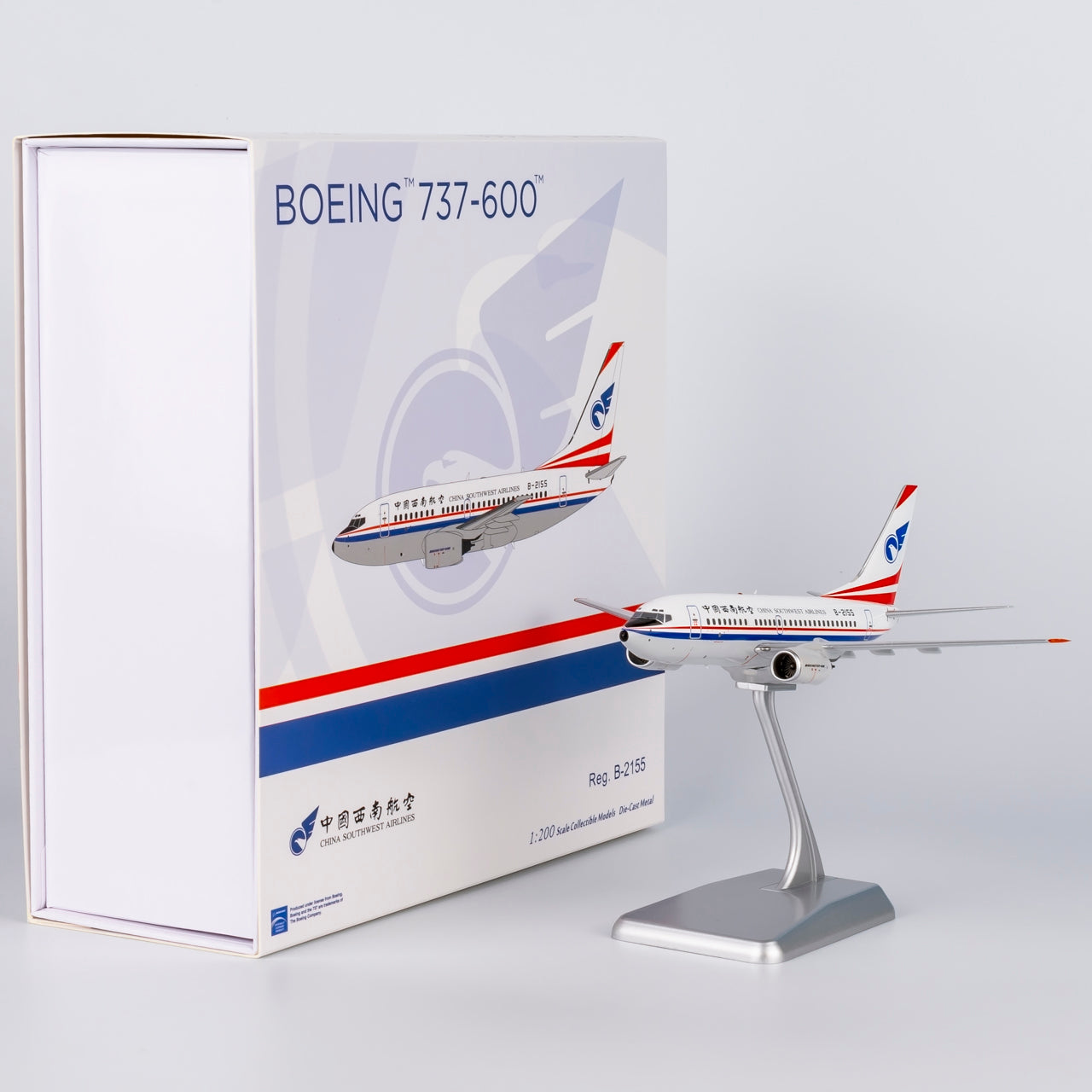 1/200 China Southwest Airlines Boeing 737-600 B-2155 NG06011 - cover